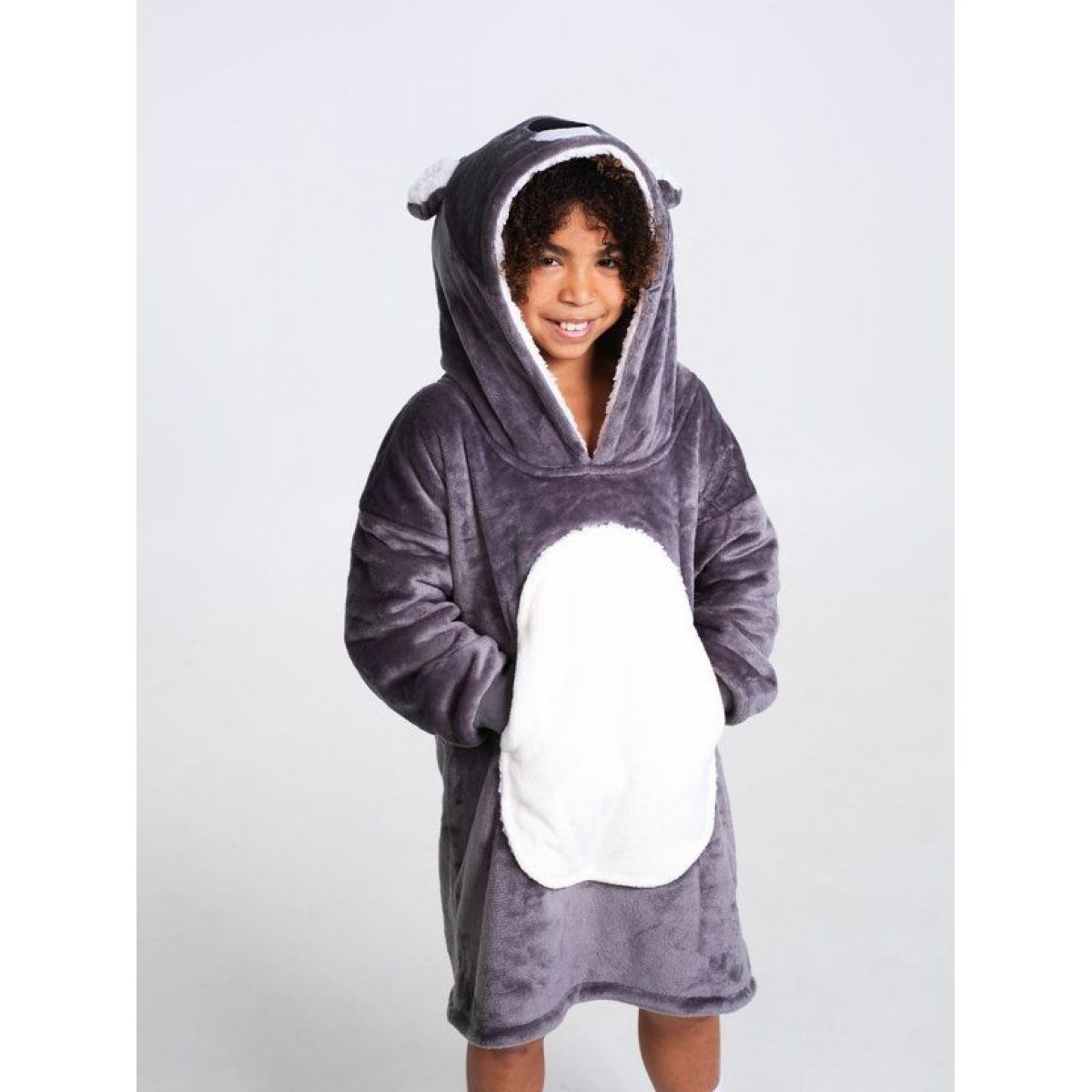 Cozy Noxxiez CH324 Koala hřejivá televizní mikinová deka s kapucí pro děti 7 - 12 let