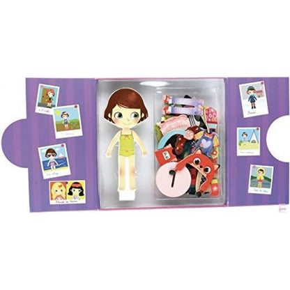 Vilac Puzzle magnetické dřevěné Oblékání Chloe 37 dílků