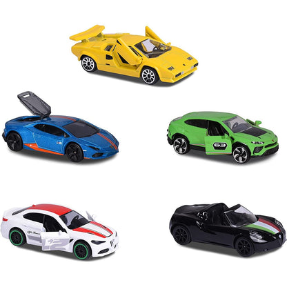 Majorette Dream Cars Italy, 5 ks Dárková sada 1 : 64