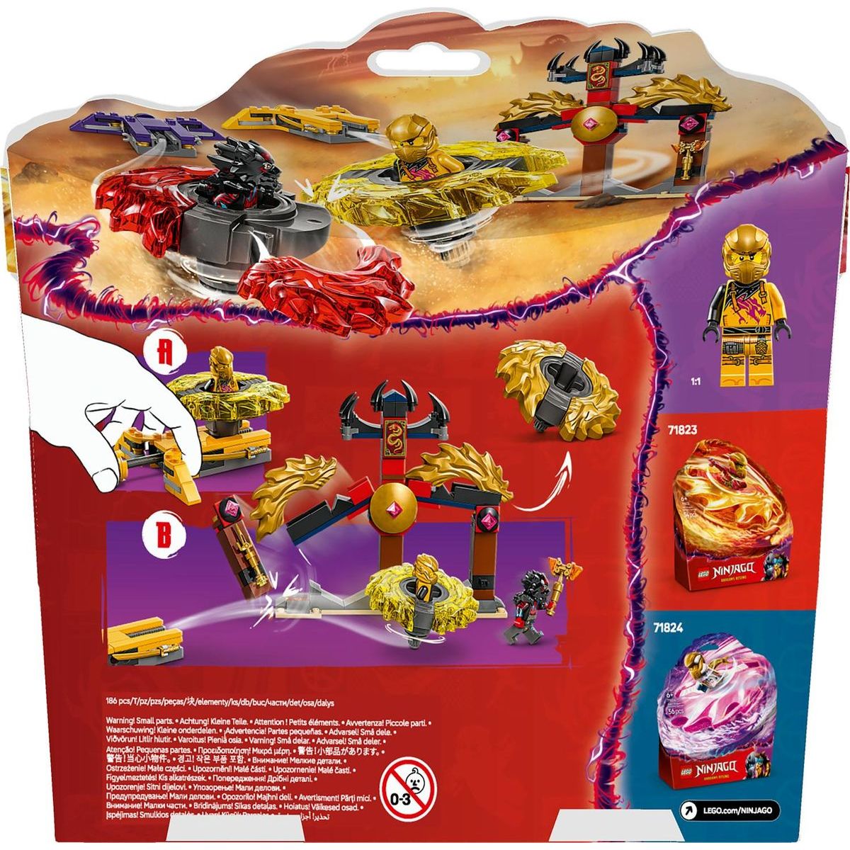 LEGO® NINJAGO® 71826 Bitevní balíček dračího Spinjitzu