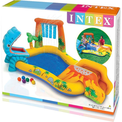 Intex 57444 Bazénové hrací centrum Dinosaurus 249 x 191 x 109 cm