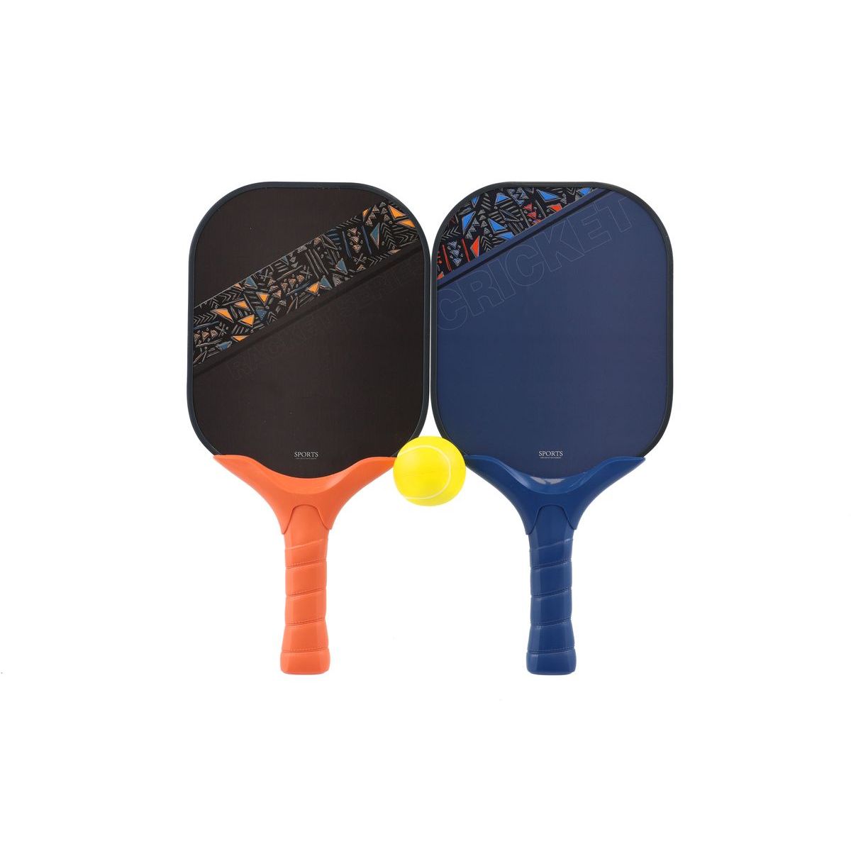 Pálky plážové 2 ks + míček plast 42 cm na kartě