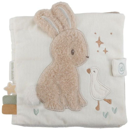 Little Dutch Textilní knížka s aktivitami Newborn Naturals