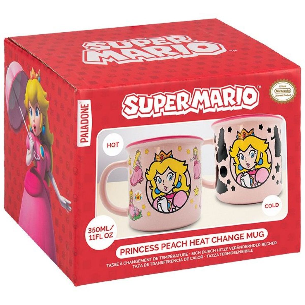 Paladone Super Mario Hrnek měnící Princezna Peach
