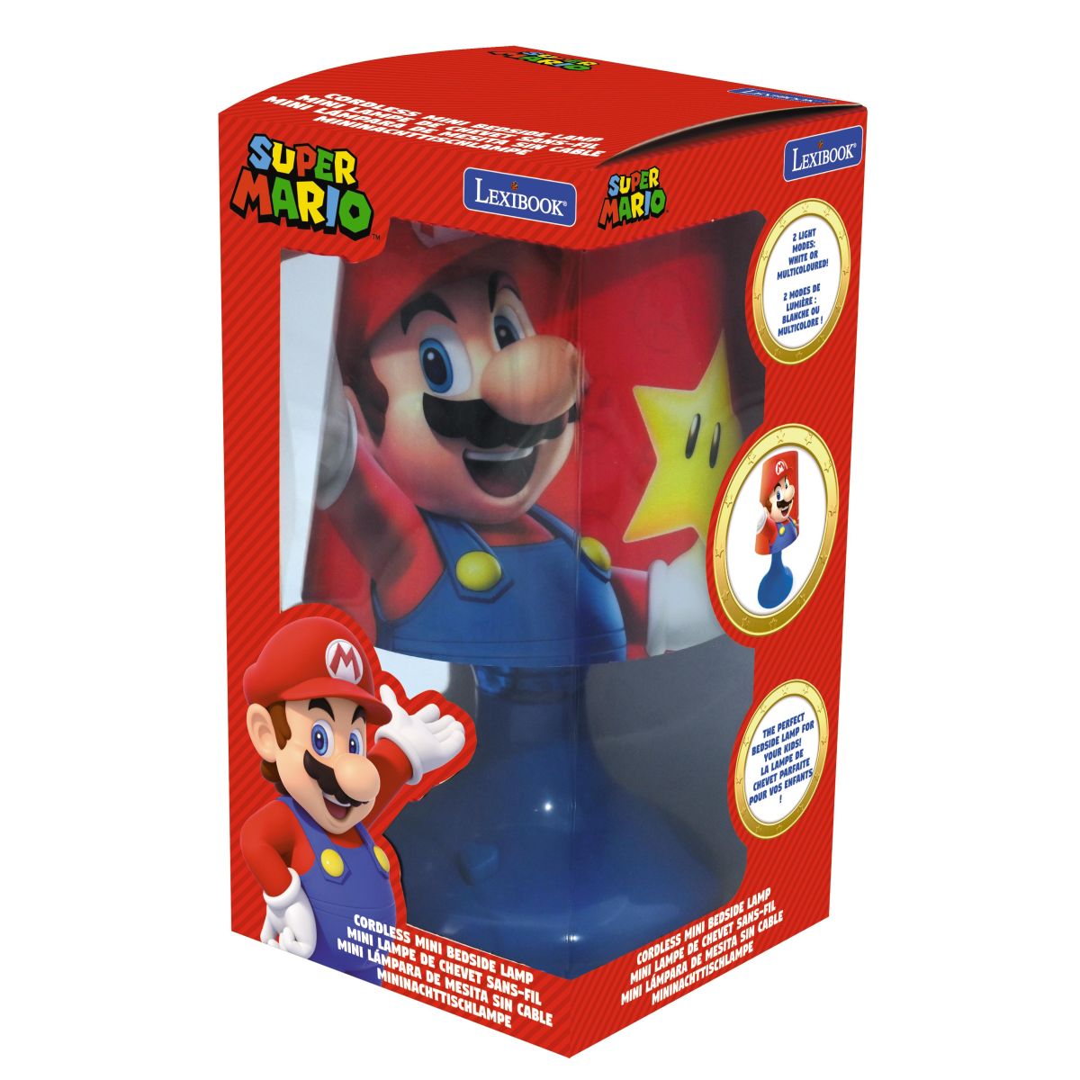 Lexibook Bezdrátová stolní lampička Super Mario