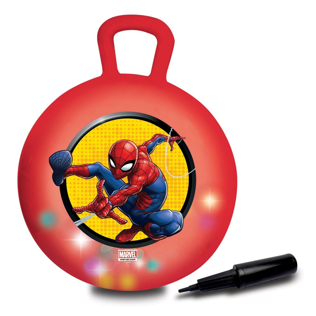 Lexibook Skákací míč se světelnými efekty Spiderman