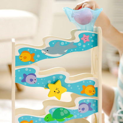 Melissa & Doug Rollables dřevěná skluzavka