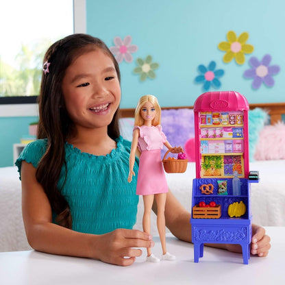 Barbie Panenka Malibu nakupuje herní set