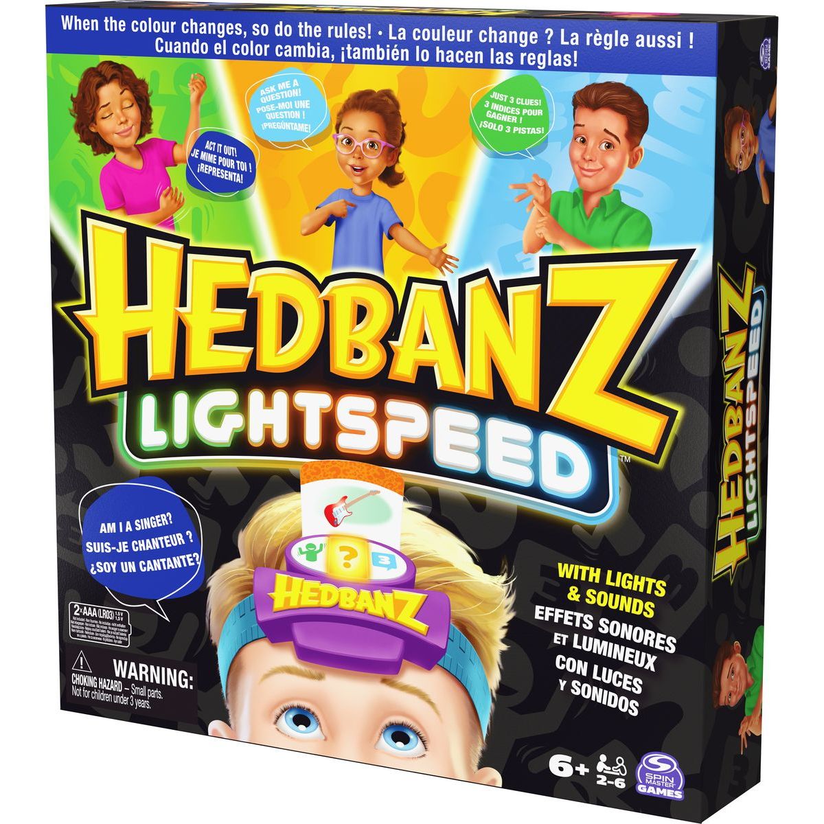 Spin Master Games Hedbanz Lightspeed