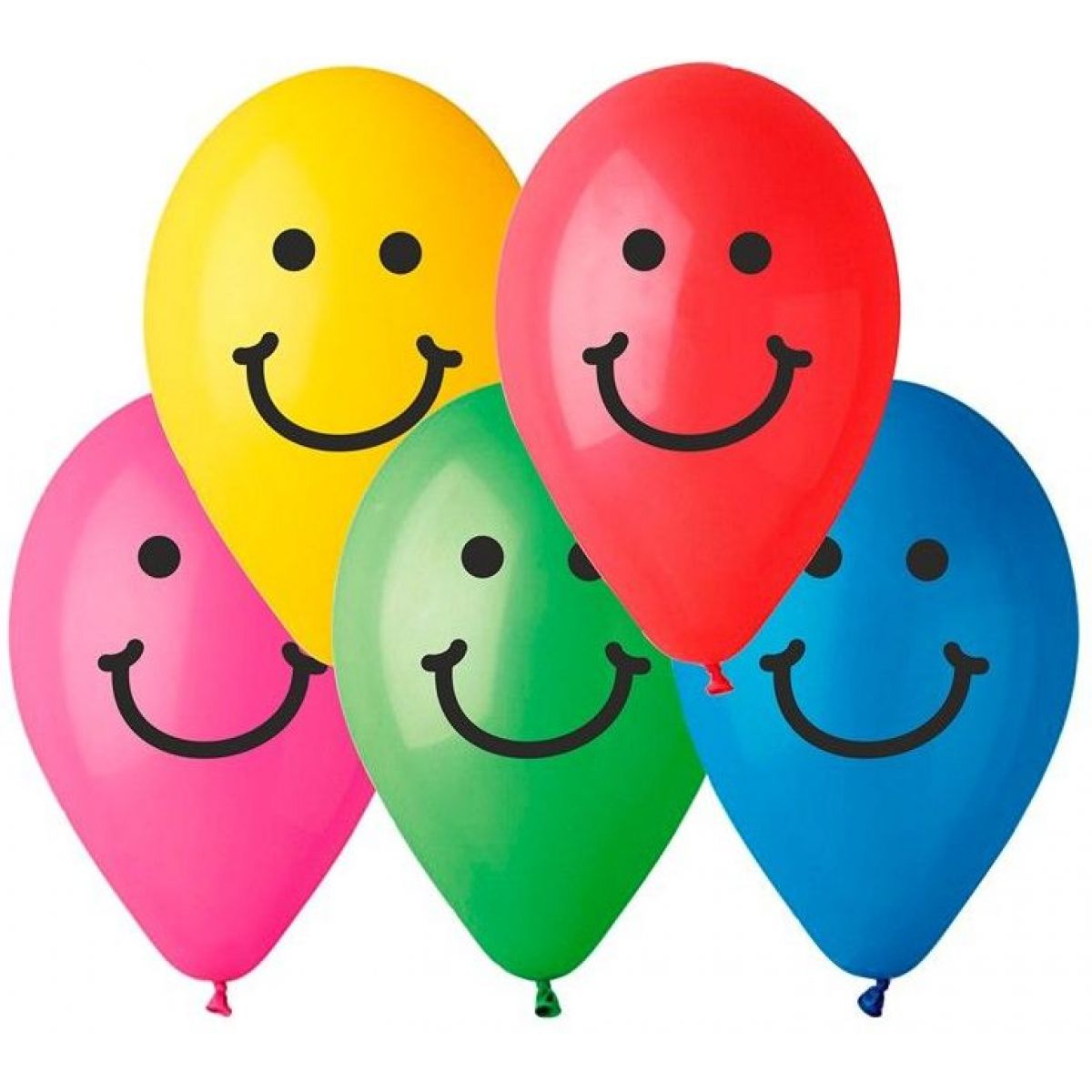 Smart Balloons Balonky nafukovací potisk Smile 26cm 10ks