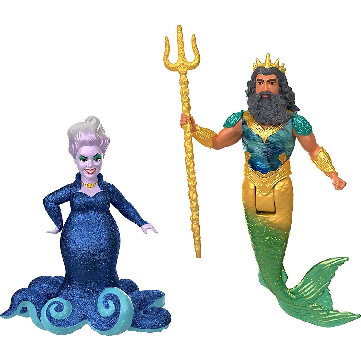 Mattel Disney Princess Sada 6 ks Malých panenek: Malá mořská víla s kamarády HLX19