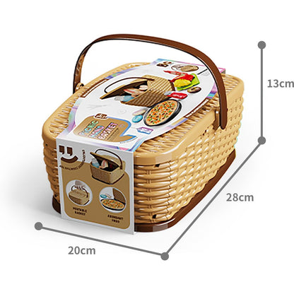 Dětský piknikový košík - Pizza set