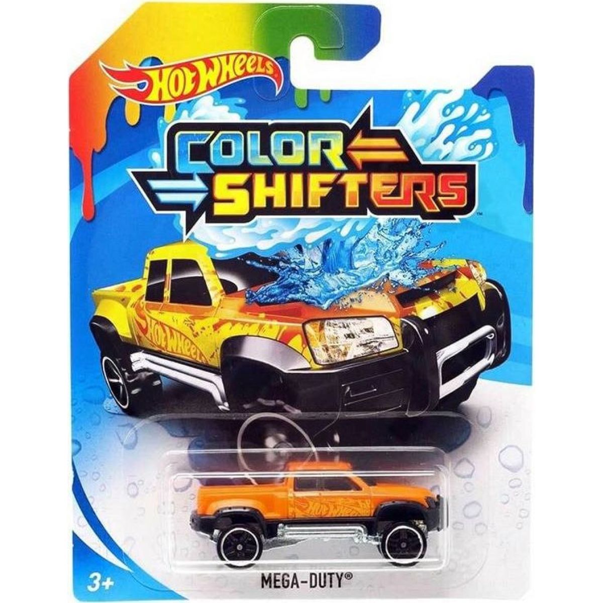 Hot Wheels Angličák Color Shifters Mega - Duty