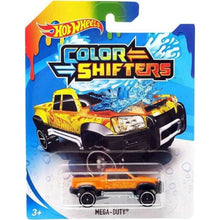 Hot Wheels Angličák Color Shifters Mega - Duty