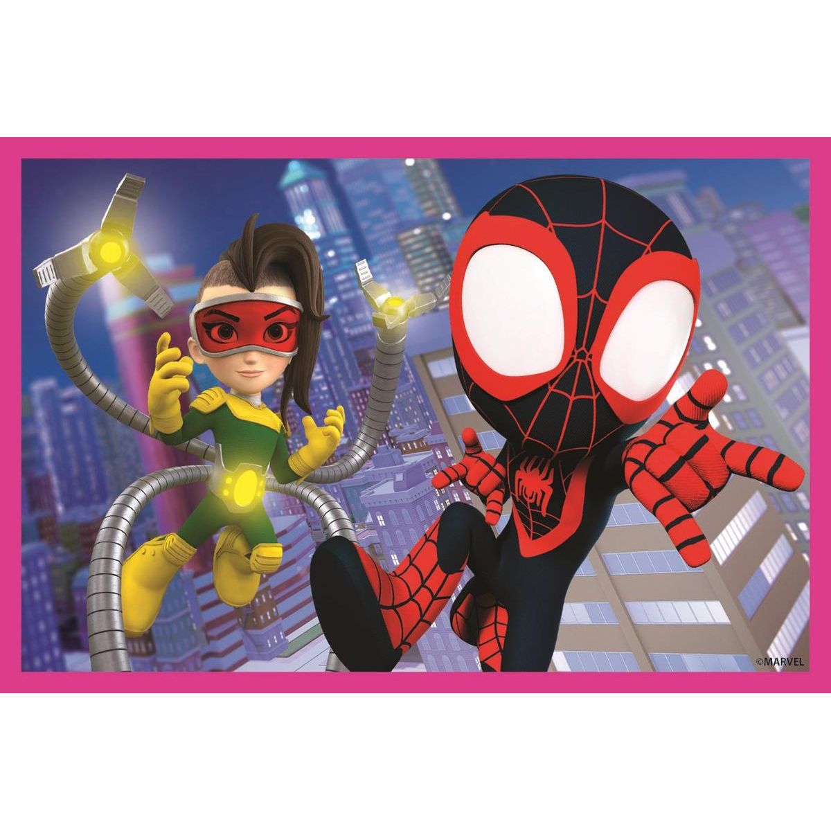 Clementoni Obrázkové kostky 6 ks Spidey and his amazing friends