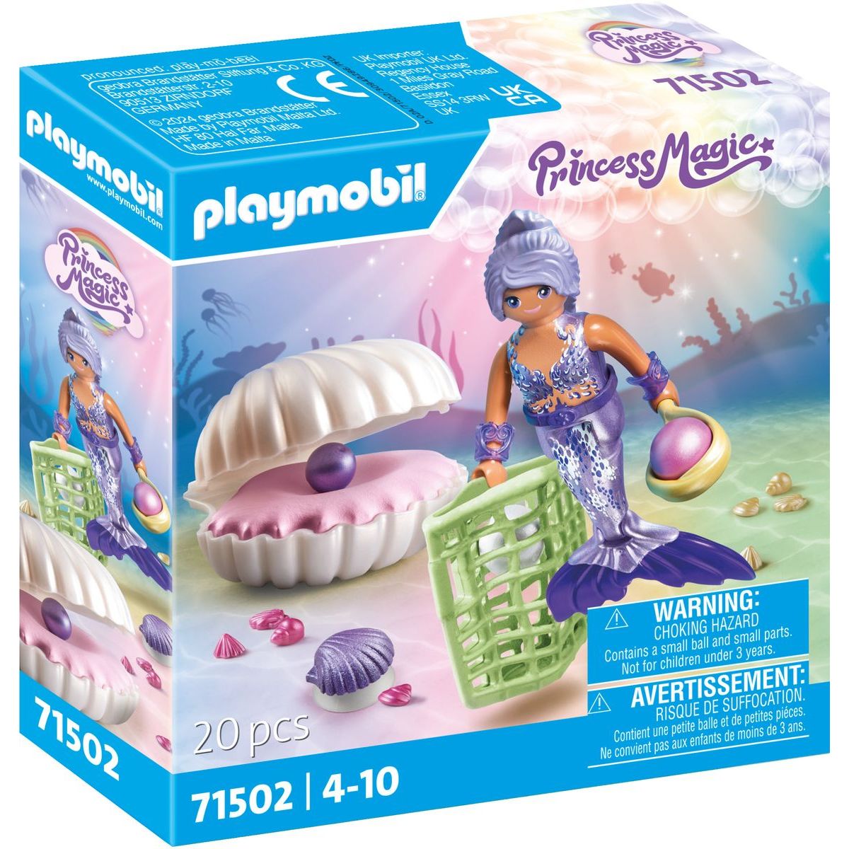 Playmobil P71502PMB Mořská panna s perlovou mušlí