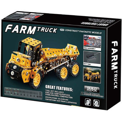 Alltoys Kovová stavebnice farmářské auto 221 dílků