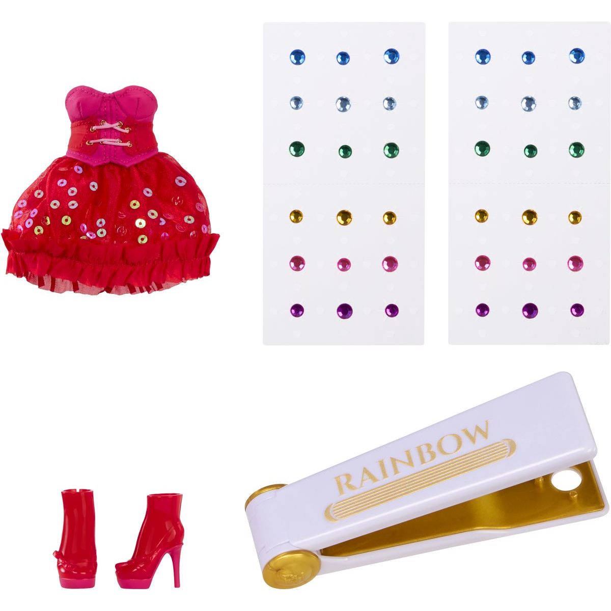 Rainbow High Be Dazzling Fashion panenka - Vivienne Rouge (Red)