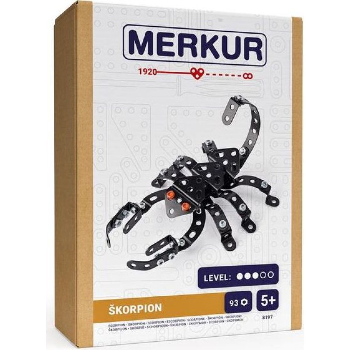 Merkur 8197 Broučci Škorpion, 93 dílků