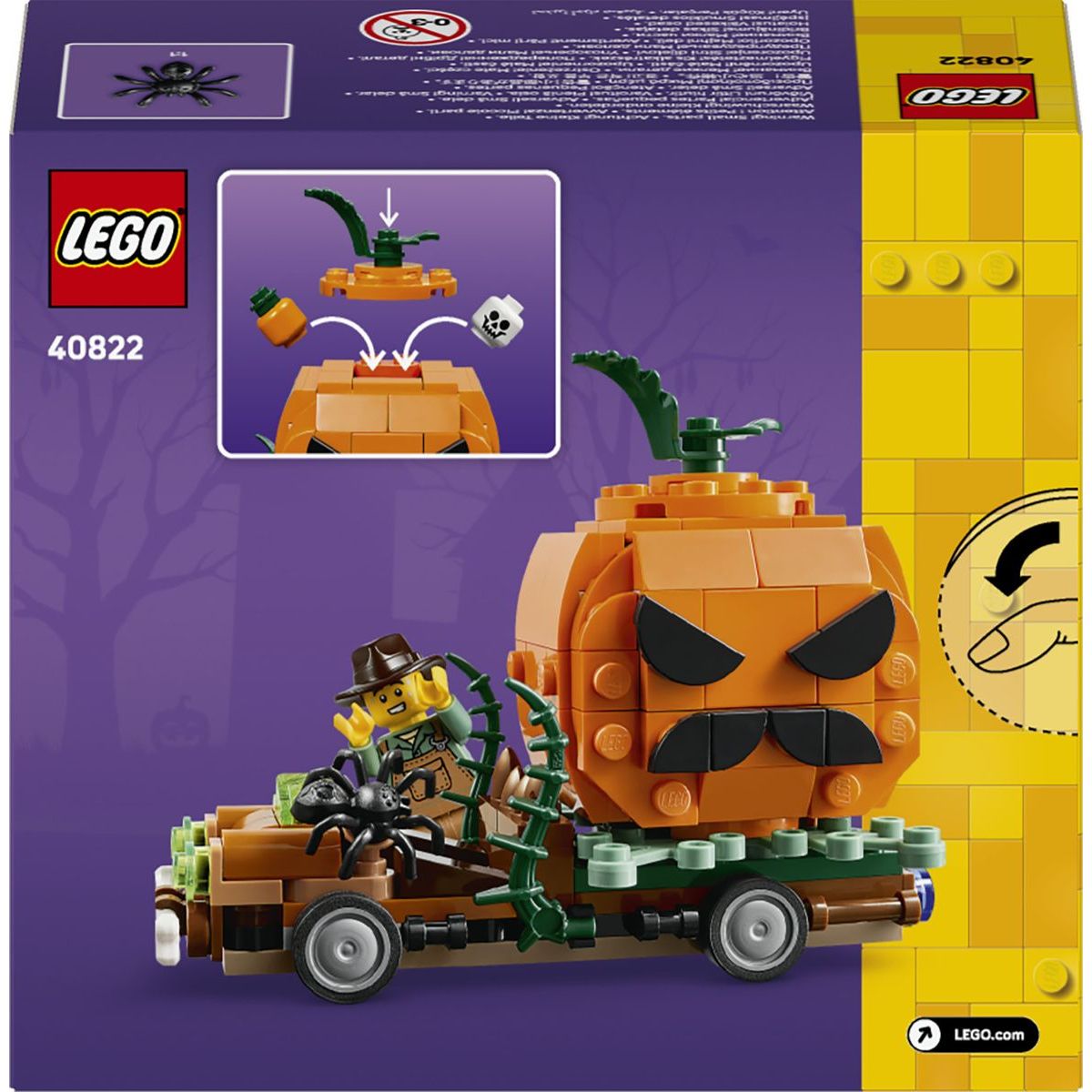LEGO® Iconic 40822 Pick-up s halloweenskými dýněmi