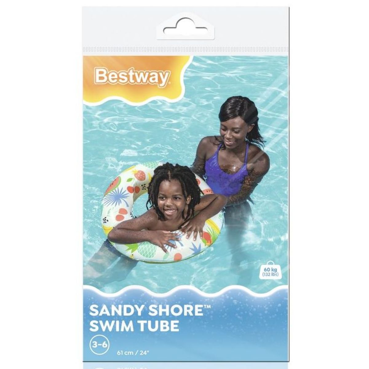 Bestway Nafukovací kruh 61 cm Tropical Ovoce