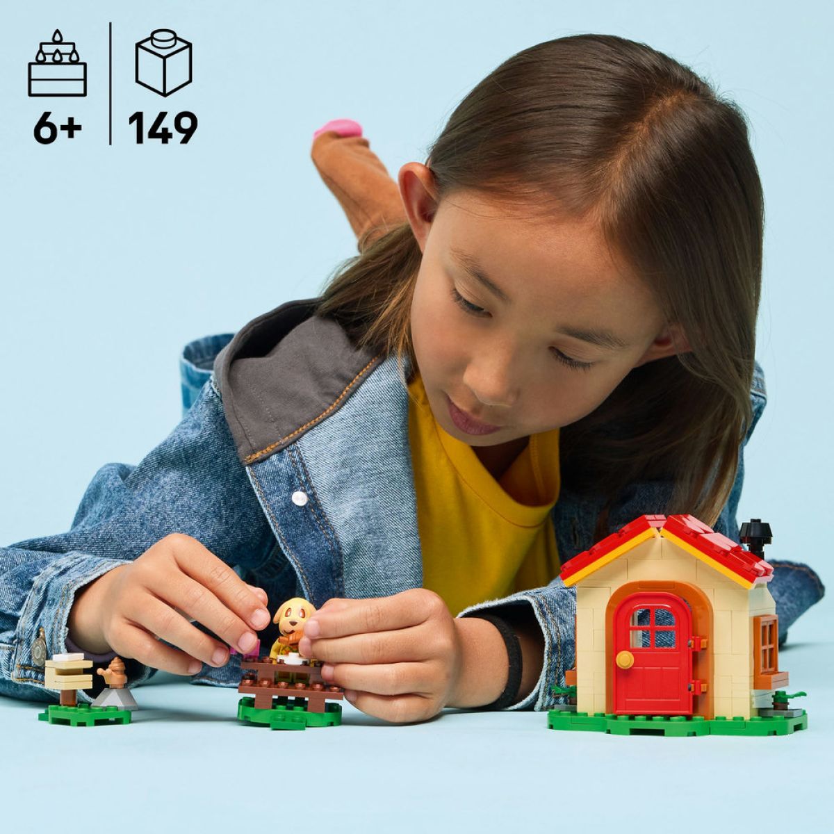 LEGO® Animal Crossing™ 77058 Goldie a její útulný dům