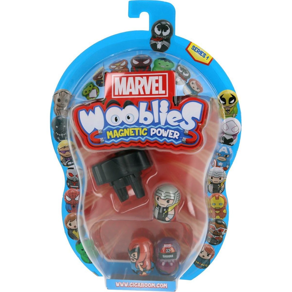 Wooblies balení 3 wooblíků s turbo vystřelovačem