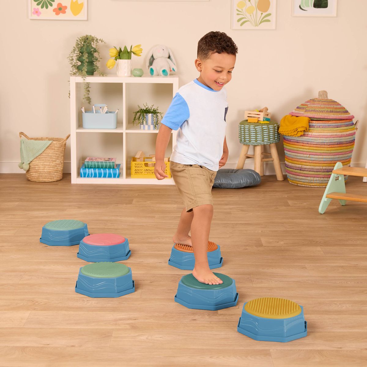 B.Toys Balanční stupínky Balance & Hop 6 ks