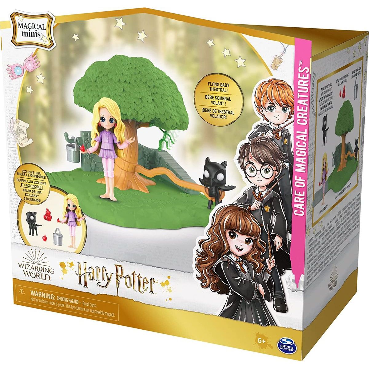 Harry Potter Výuka létání s figurkou Lenky a Testrála
