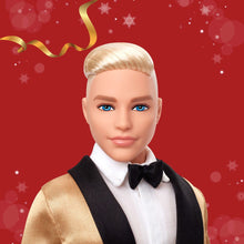 Barbie Vánoční panenka Ken blond 2025
