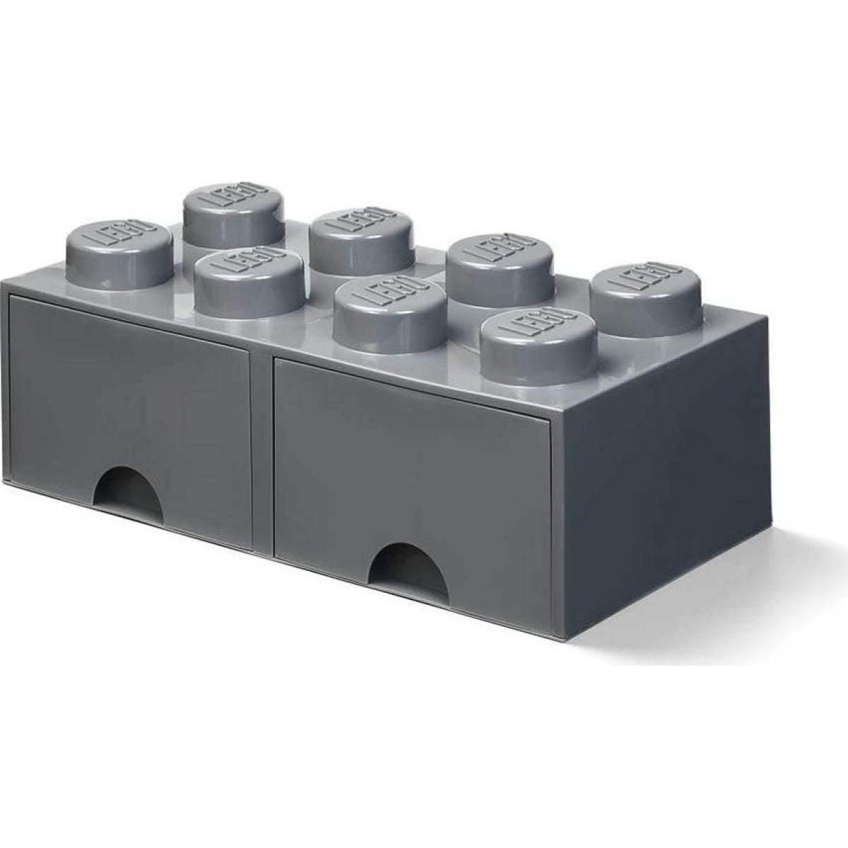 LEGO® Úložný box 8 s šuplíky 25 x 50 x 18 cm - tmavě šedá