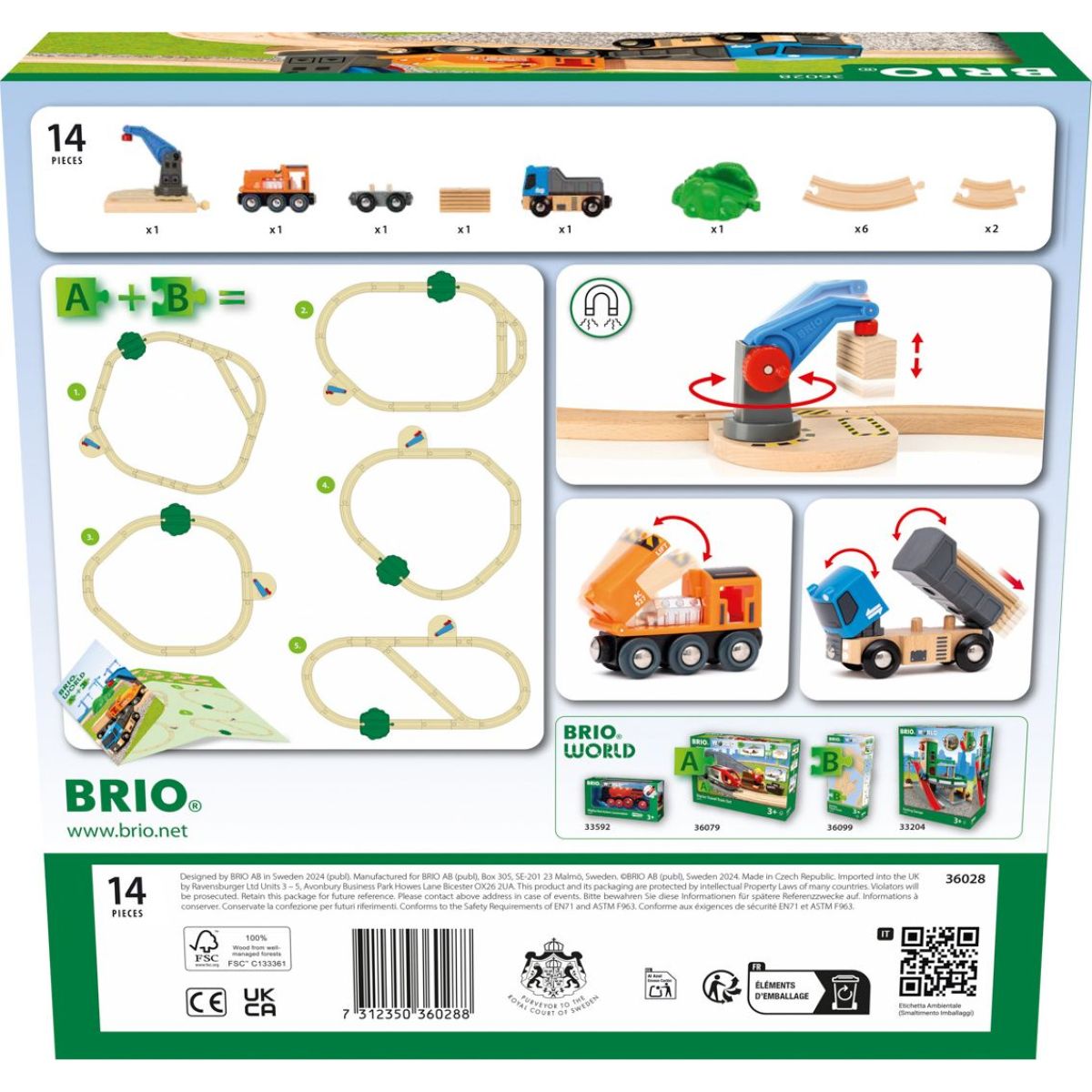 BRIO 36028 Základní nakládací sada