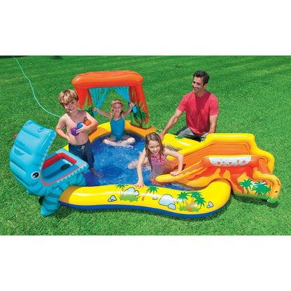 Intex 57444 Bazénové hrací centrum Dinosaurus 249 x 191 x 109 cm