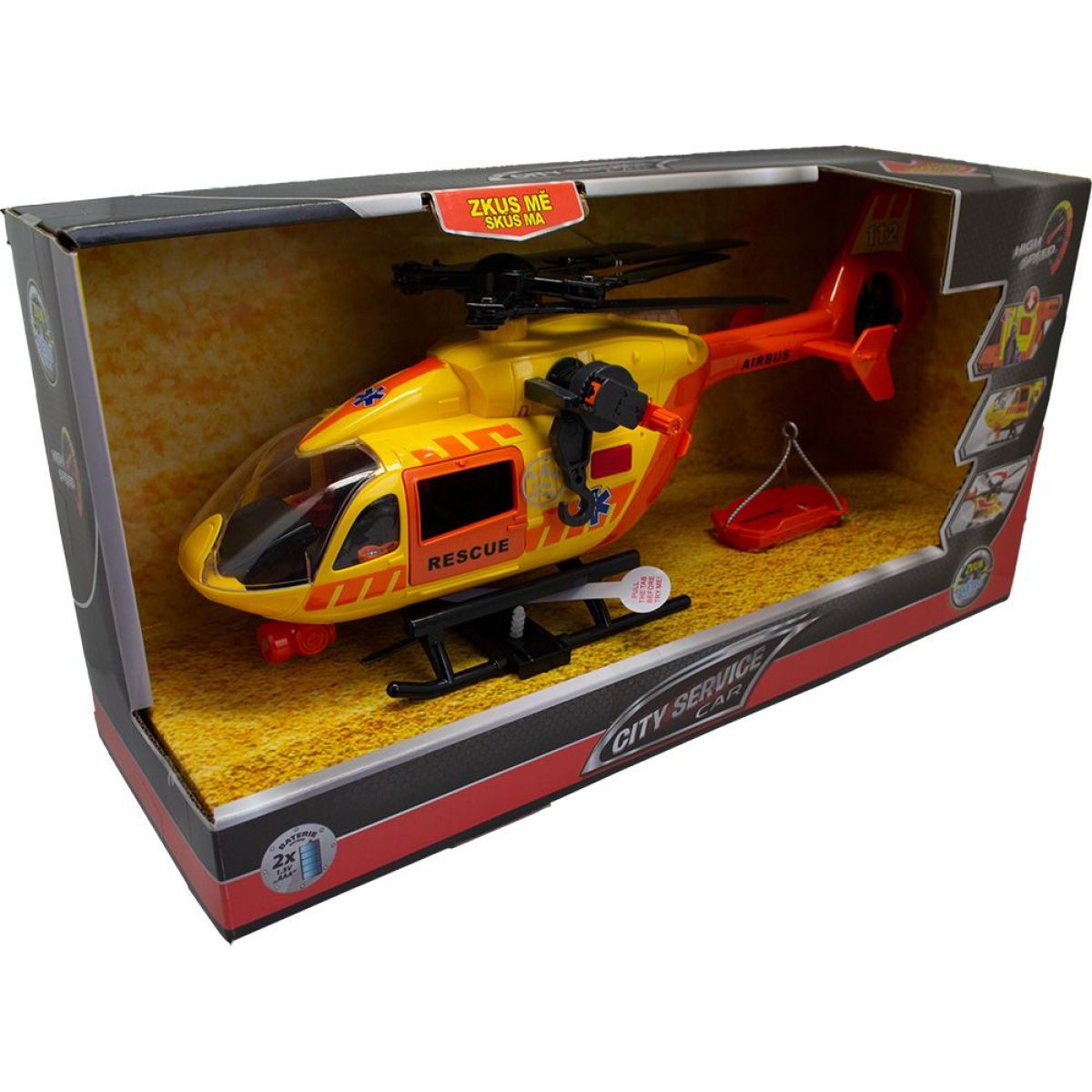 Sparkys CITY SERVICE CAR - 1:12 Záchranářský vrtulník