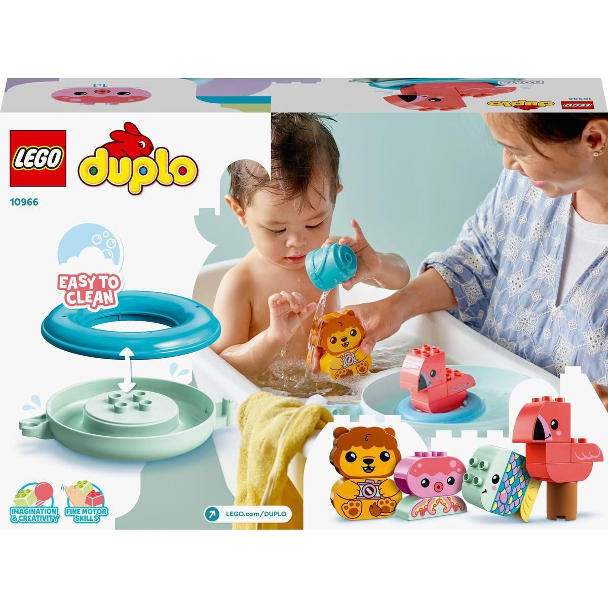 LEGO® DUPLO® 10966 Legrace ve vaně Plovoucí ostrov se zvířátky - Poškozený obal
