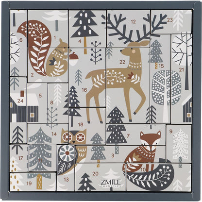 Adventní kosmetický kalendář Puzzle Scandic Wildlife