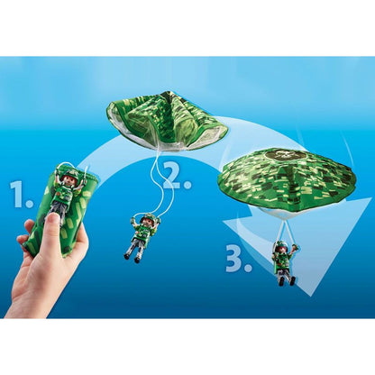 PLAYMOBIL® 70569 Policejní vrtulník Pronásledování padáku