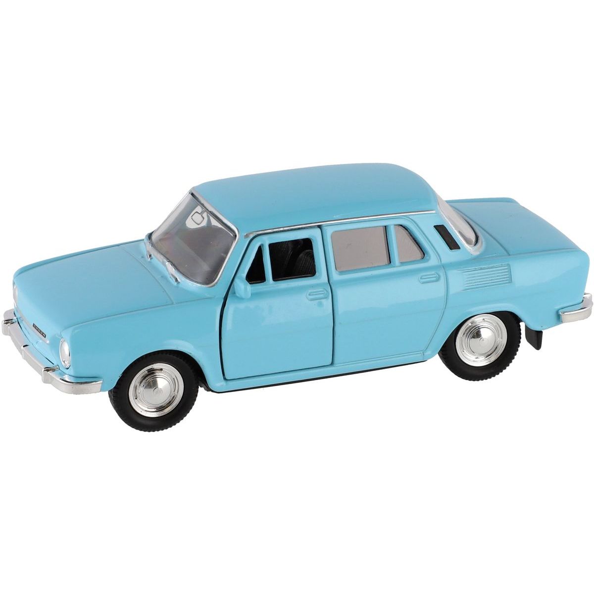 Dromader Auto Welly Škoda 100 11cm 1 : 34 modré