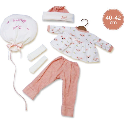 Llorens M740-96 obleček pro panenku miminko New born velikosti 40-42 cm