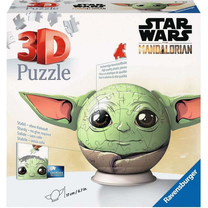 Ravensburger 115563 Puzzle Ball Star Wars: Baby Yoda s ušima 72 dílků