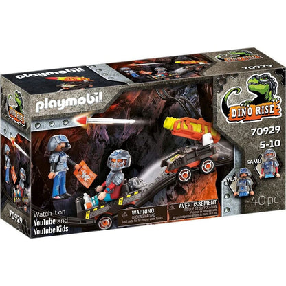 PLAYMOBIL® 70929 Dino Mine Vozík s raketami