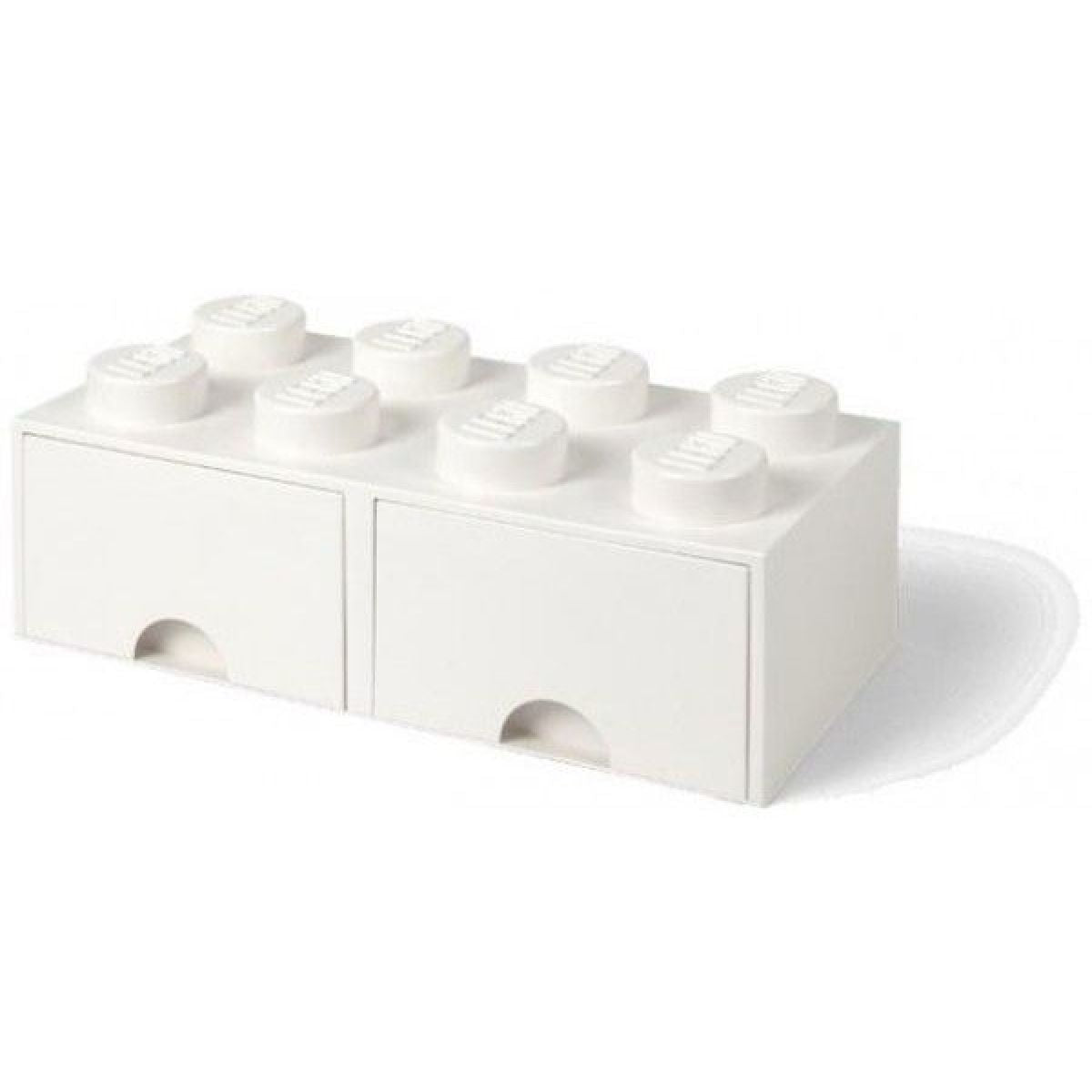 LEGO® úložný box 8 s šuplíky 25 x 50 x 18 cm - bílá