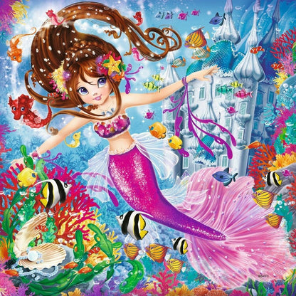 Ravensburger Puzzle Mořské víly 3 x 49 dílků