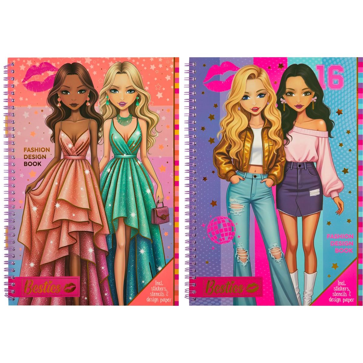 Craft Creative Kniha pro návrháře módy Besties