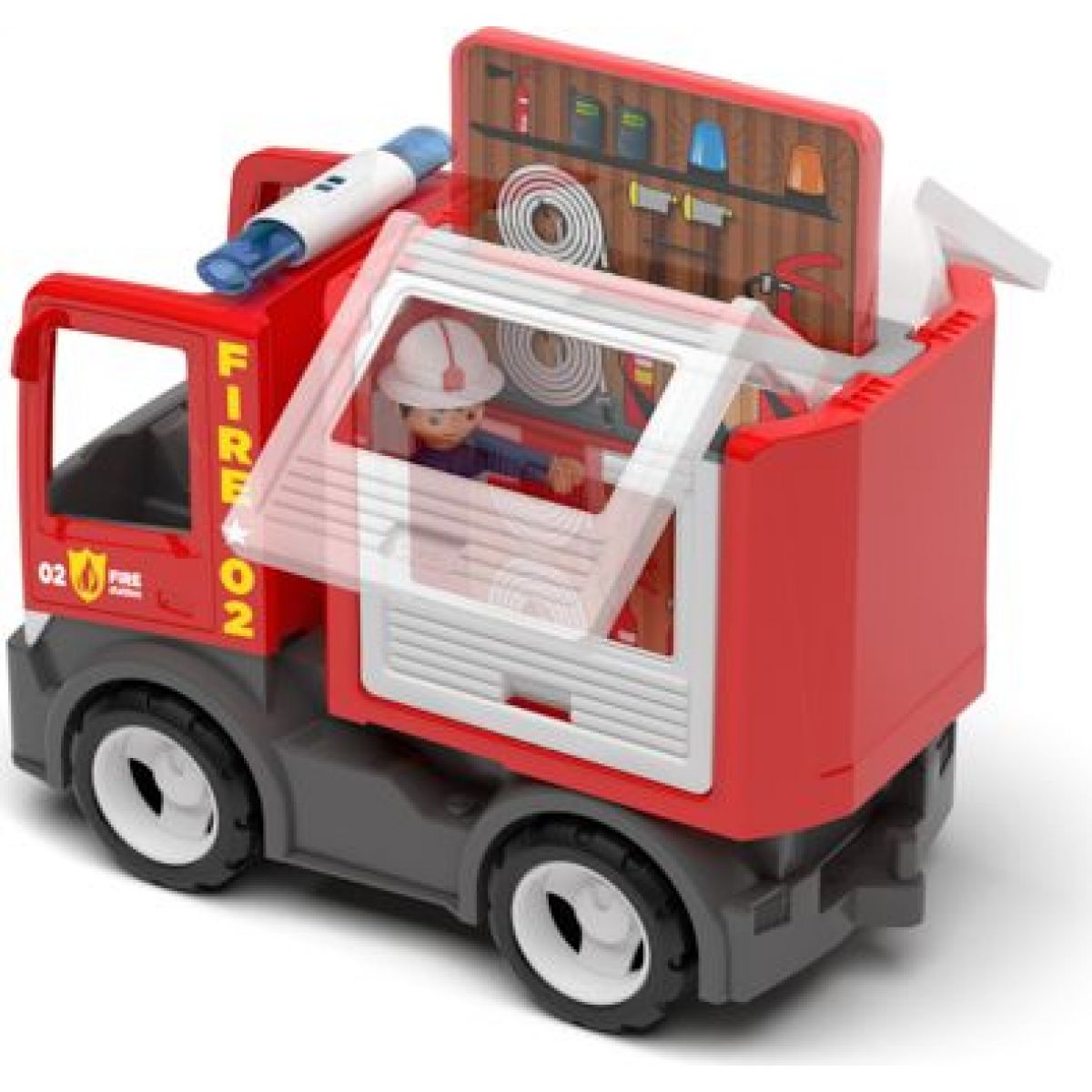 Igráček Multigo Fire multikorbička s řidičem