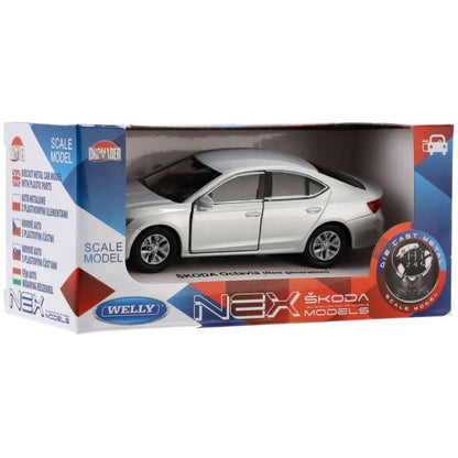 Dromader Auto Welly Škoda Octavia 11cm 1 : 34 bílá