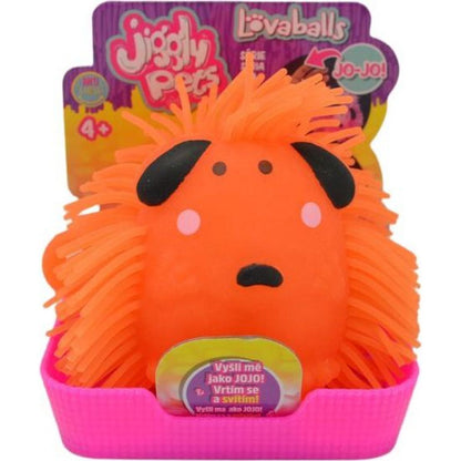 Zvířátko mazlíček Jiggly blikající oranžové