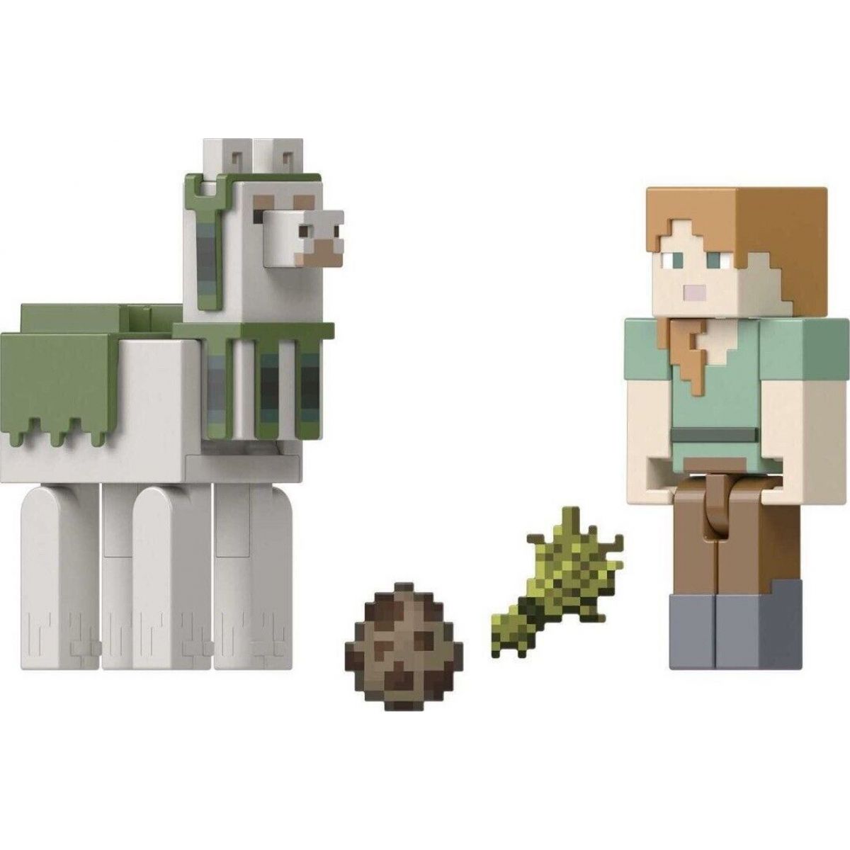 Mattel Minecraft 8 cm figurka dvojbalení Alex and Llama