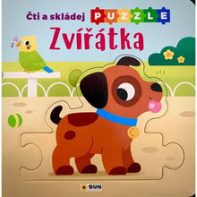 SUN Čti a skládej puzzle: Zvířátka