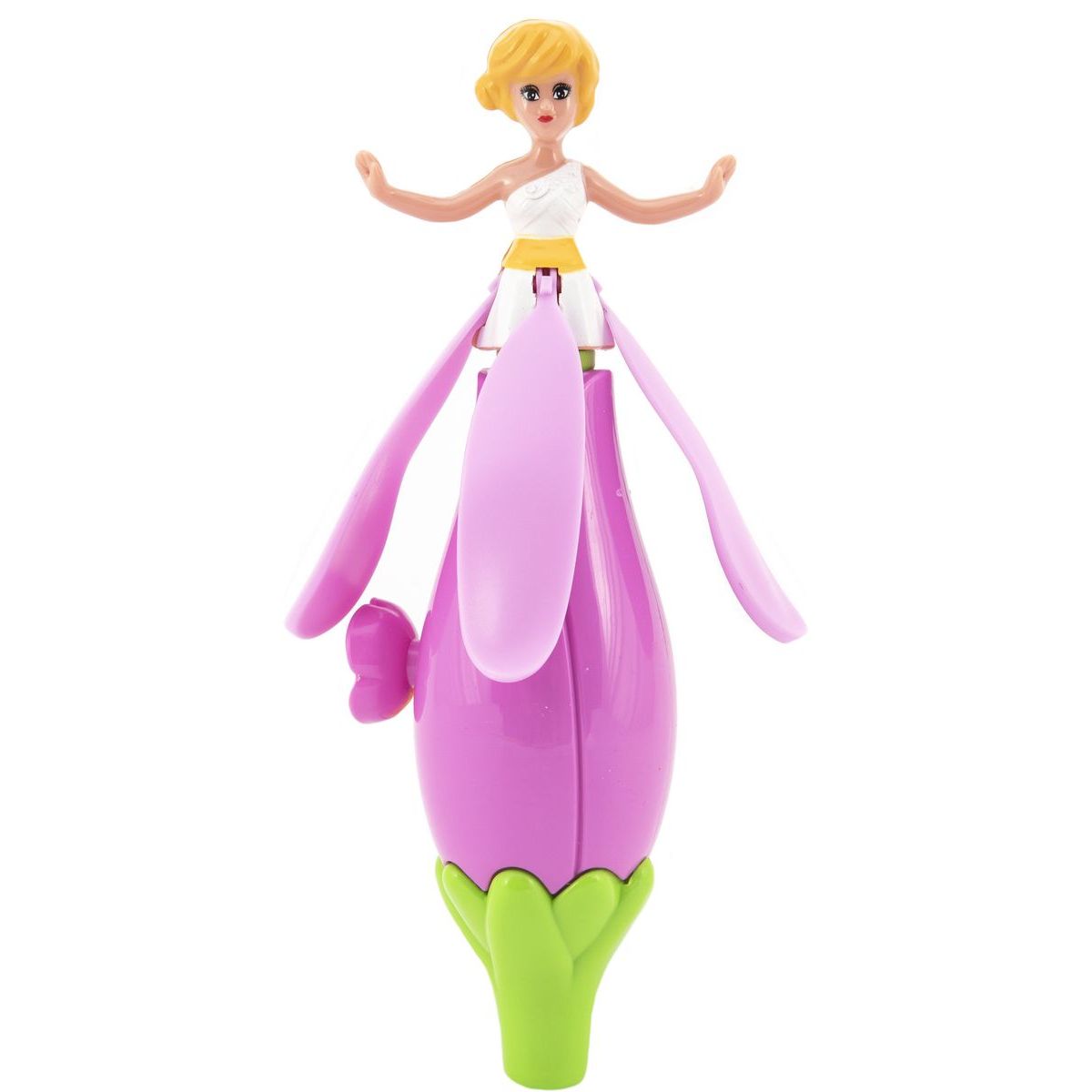 Teddies Vystřelovací víla panenka plast 17 cm růžová blond